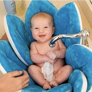 Blooming Bath Blue Flower Shaped Instagram Baby